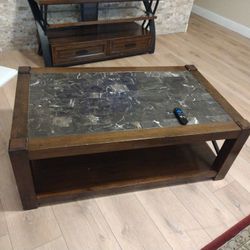 Brown  Marble Coffee Table 