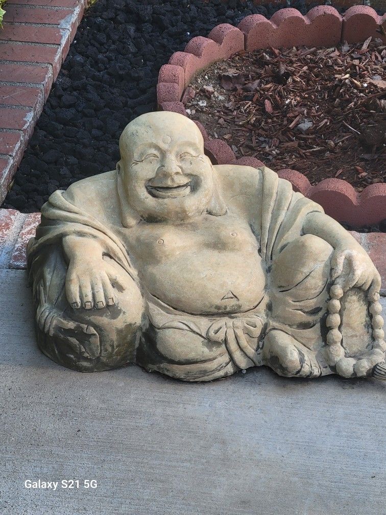 very heavy jade stone Buddha