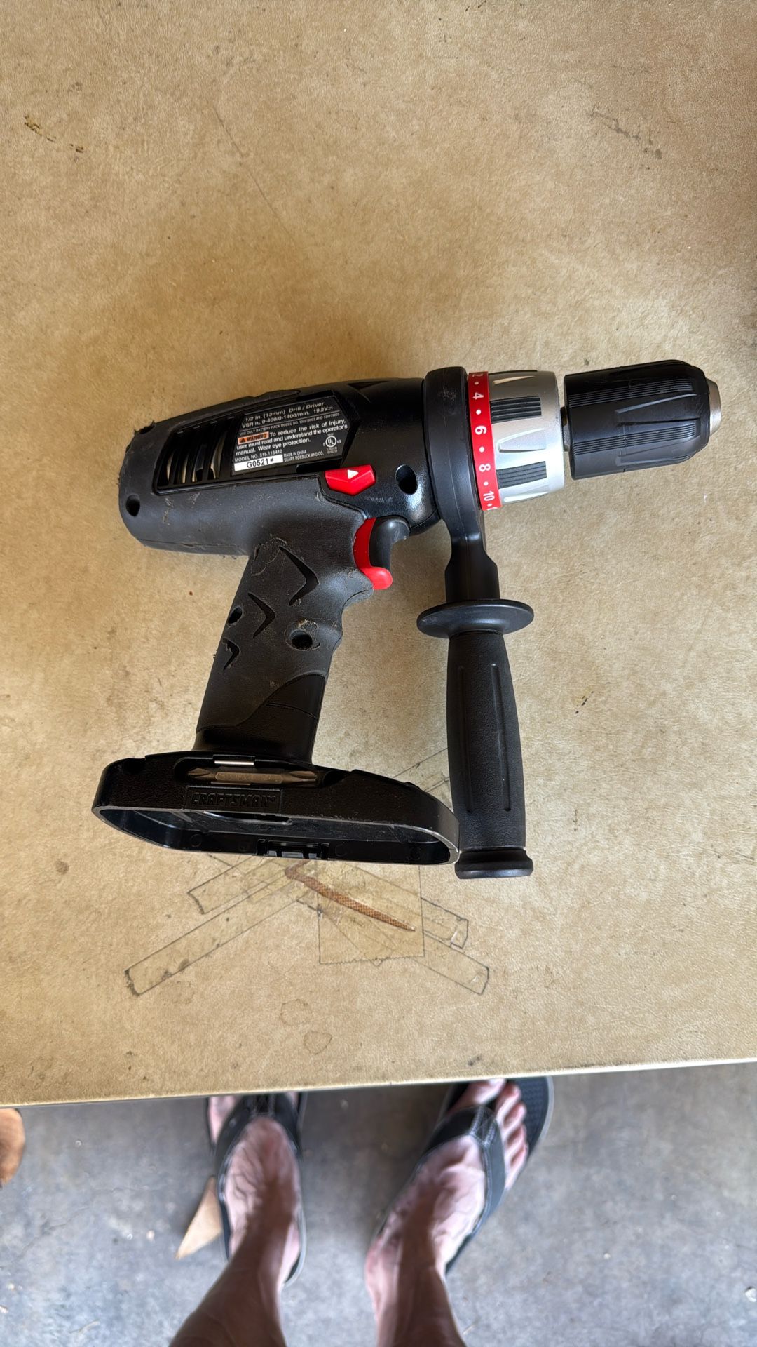 Craftsman Drill Used 19.2v