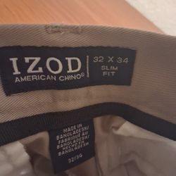 IZOD  Khaki Slacks Never Worn