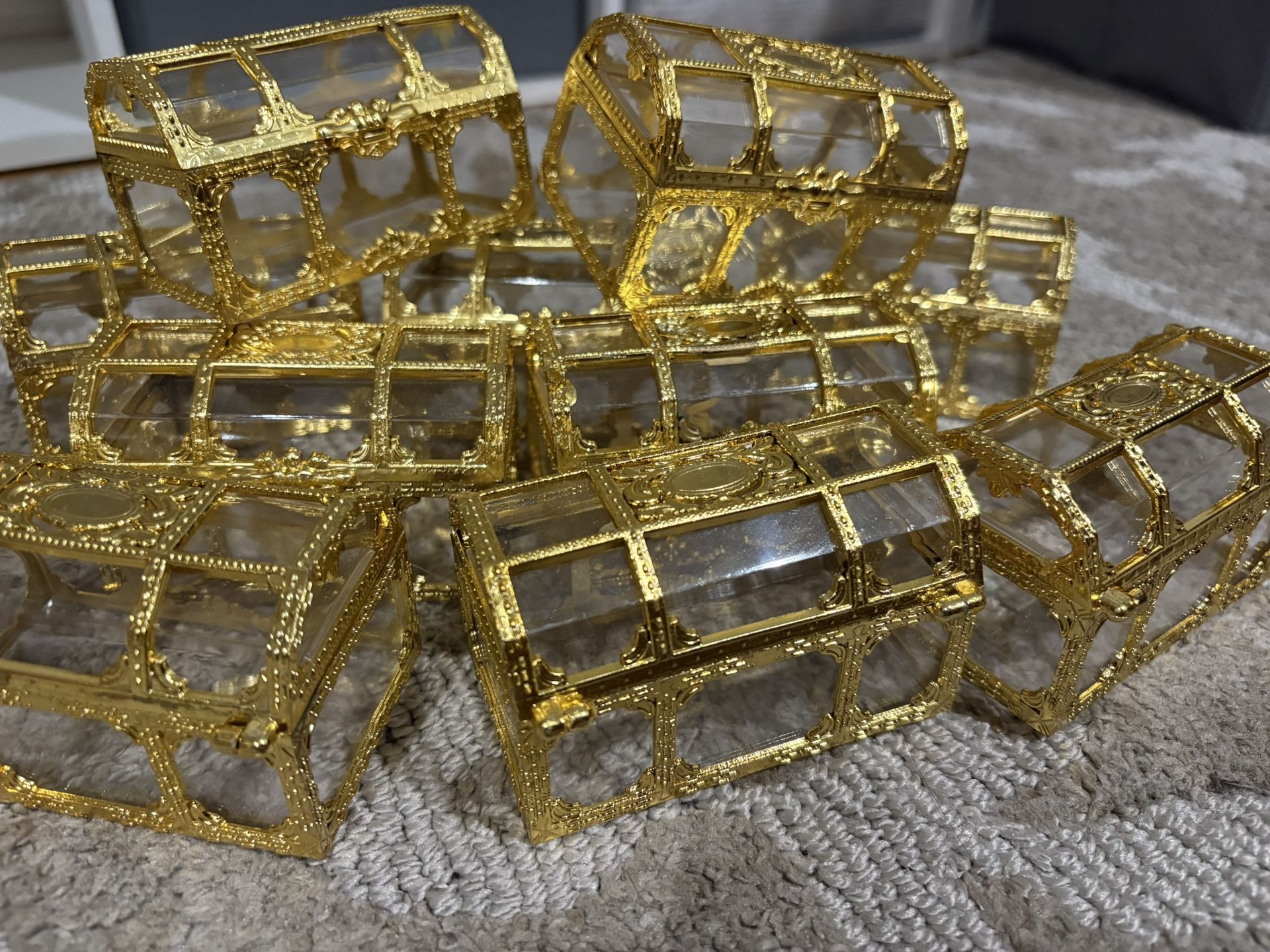 Mini Treasure Chest Favors Mermaid Favors Mini Jewelry Chest