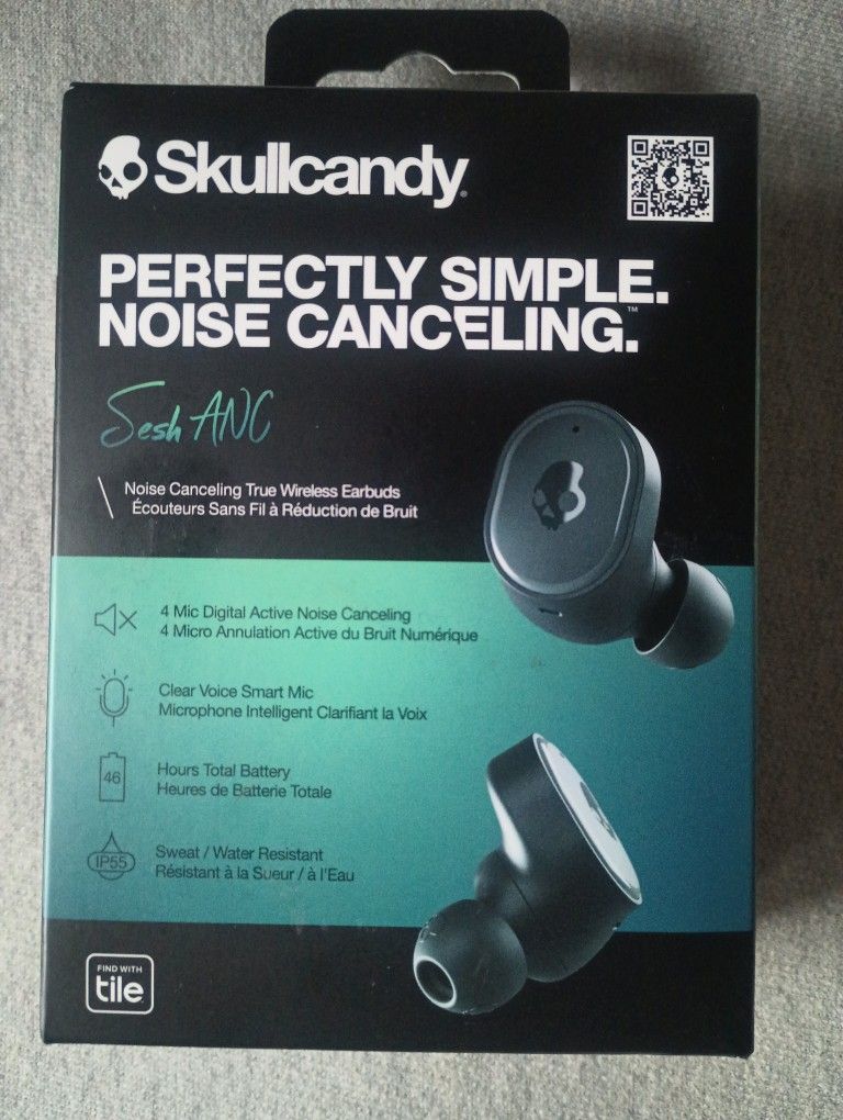 Skullcandy SESH ANC Noise Cancelling True Wireless Earbuds 