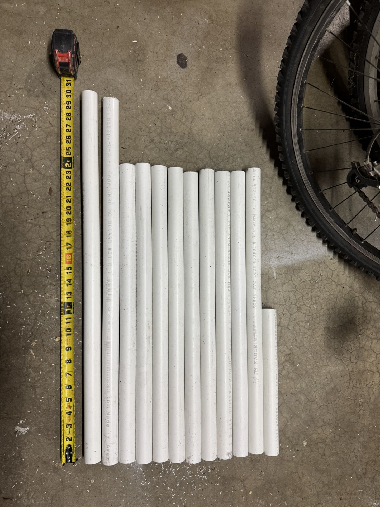 FREE 1” PVC pipe sections 
