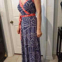 Diane Von Furstenberg Printed Silk Jersey Samson Wrap Maxi Dress 2