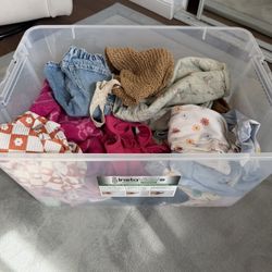 12-18 Month Girls Box of clothes