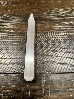 6” Selenite Wand – Energy Cleansing Crystal – White Sands, NM – $15