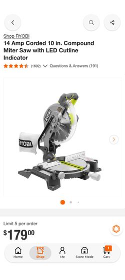 Ryobi compound miter saw