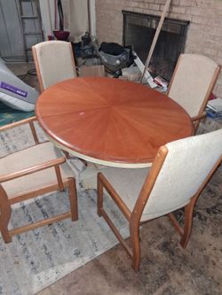 Table and 6 chairs