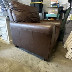 Leather Club Chair - WILLING TO NEGOTIATE 