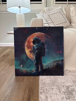 The Brave Sentinel – Premium Sci-Fi Canvas Art