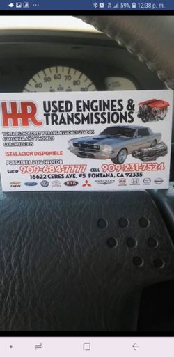 Se venden motores trasmicciones usadas con garantia también istalamos motores y trasmicciones todo con garantia