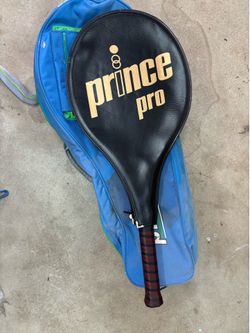 Vintage Prince Tennis Racquet Set with Bag and Tennis Balls