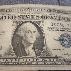 Silver Dollar Certificate 1957     777