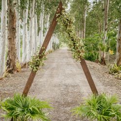 Triangle Wedding Arch – Handmade & Unique
