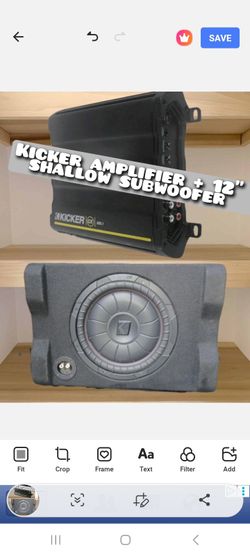 Kicker Amplifier and  Kicker 12" CVT In Original Kicker Box.