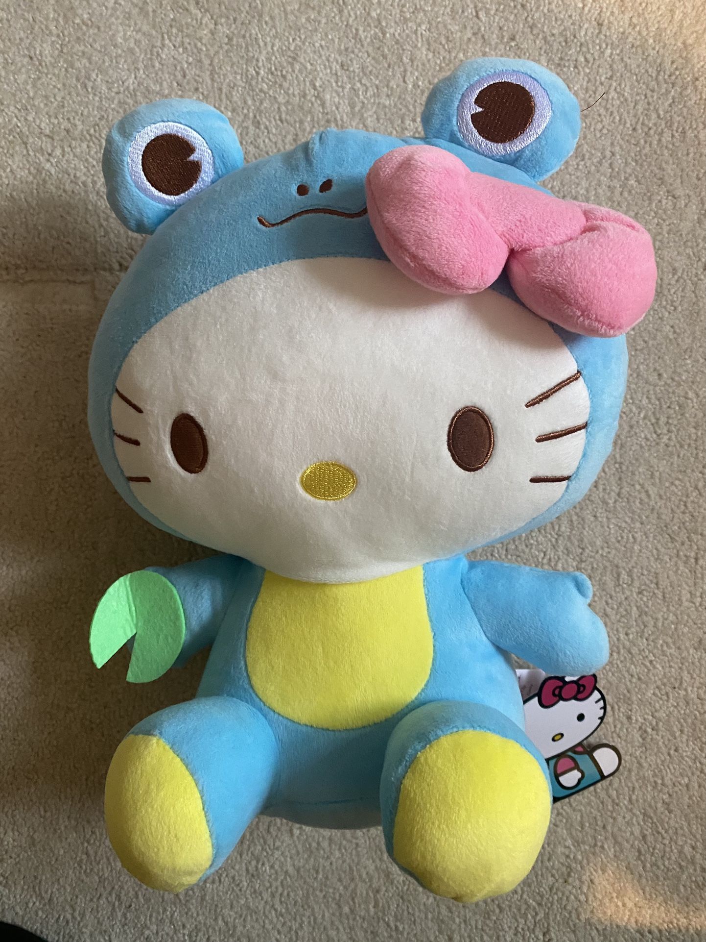 Hello Kitty Frog Plushie