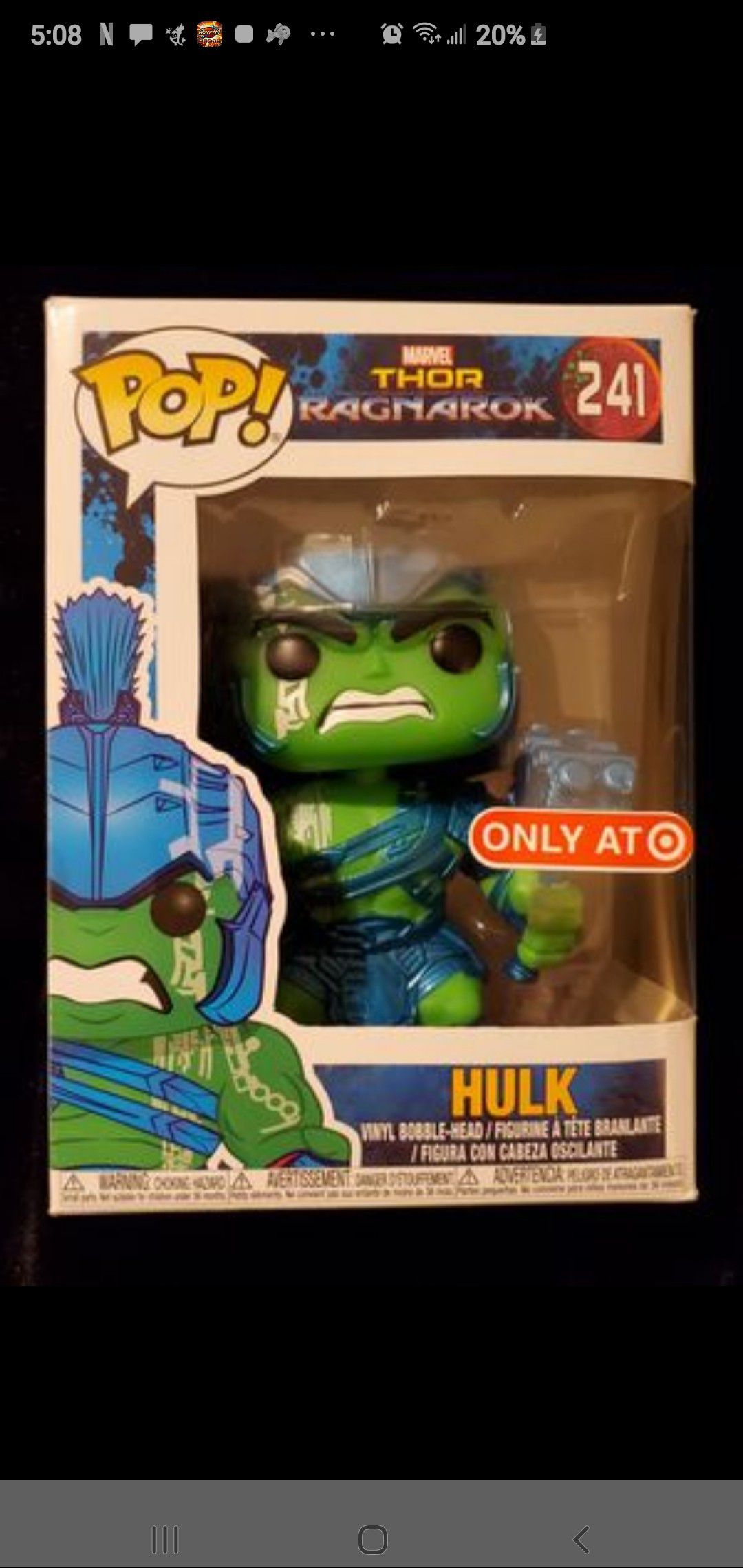 Hulk metallic funko pop!!!!!!