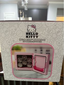 NEW Hello Kitty Small Desktop Dorm Office Room Fridge Refrigerator