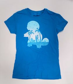 Pokemon Misty's Squirtle, T Shirt, Women's Medium Blue, TeeTurtle