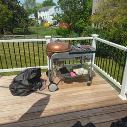 Weber Performer Deluxe Outdoor Charcoal Grill With Accessories And Cover 