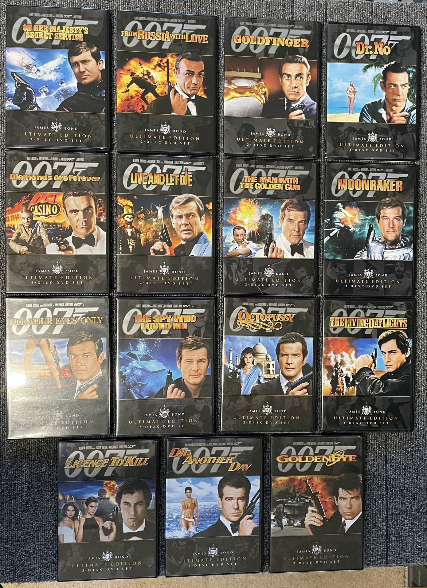 James Bond 007 15 DVD Collection