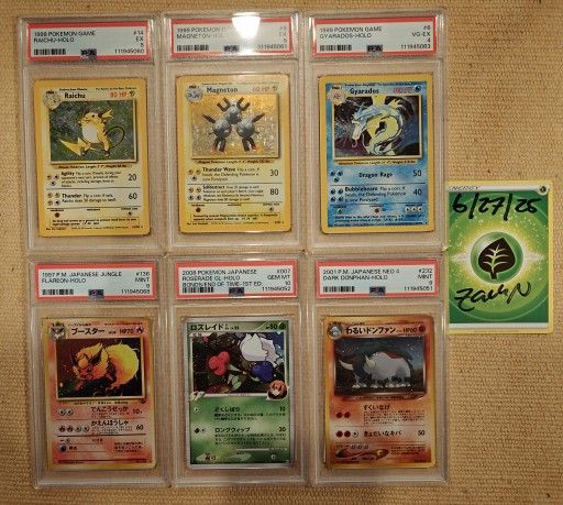 VINTAGE PSA POKEMON SLABS
