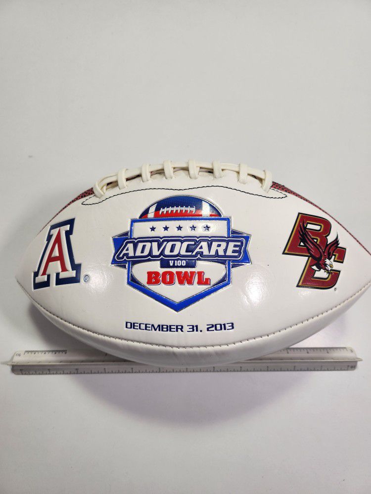 2013 Advocare Bowl Souvenir Football Arizona Vs. Boston College 
