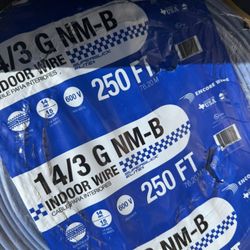 14/3 Romex Copper Wire 250ft New (price Is Firm )