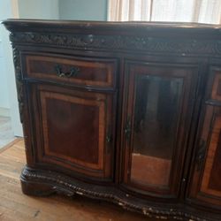 Antique wooden Boffet