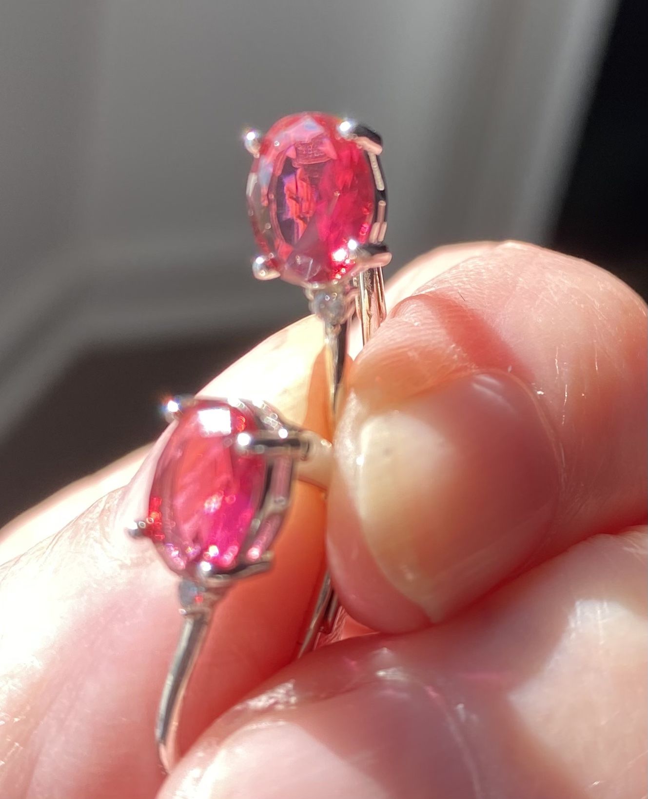 Sterling Silver/Ruby