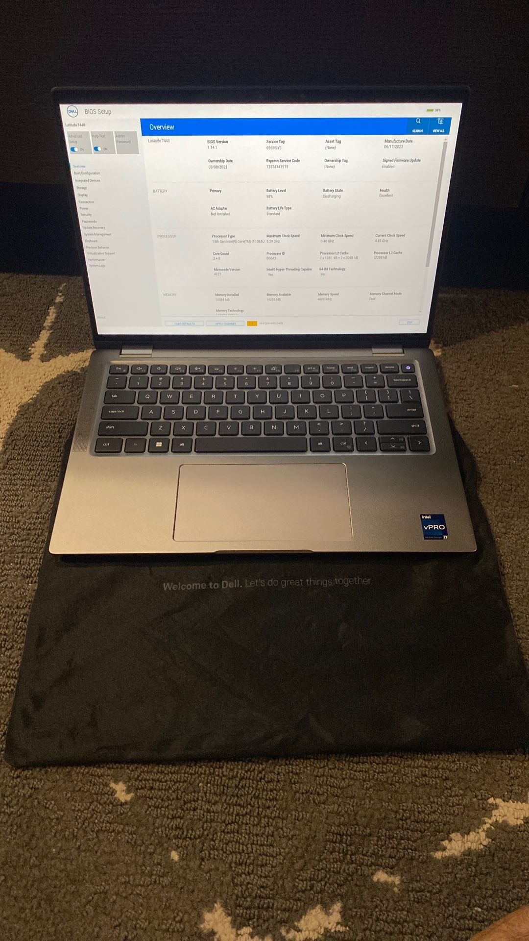 Dell Latitude 7420 2 In 1 I7 13 Gen 16 Gb Ram 256gb Storage Touch Screen New No Box With Charger