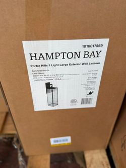 Hampton Bay Porter Hills Large Exterior Wall Lantern