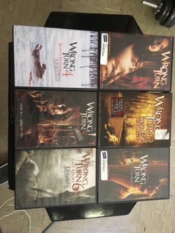 WRONG TURN dvd collection for sale.