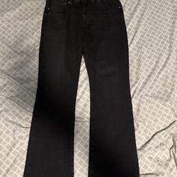 Men’s Flared Jeans Black