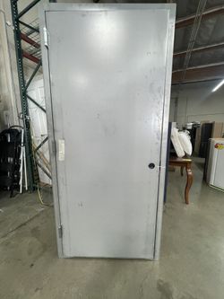 L.I.F Industries Welded Commercial Prehung Metal Door with Frame
