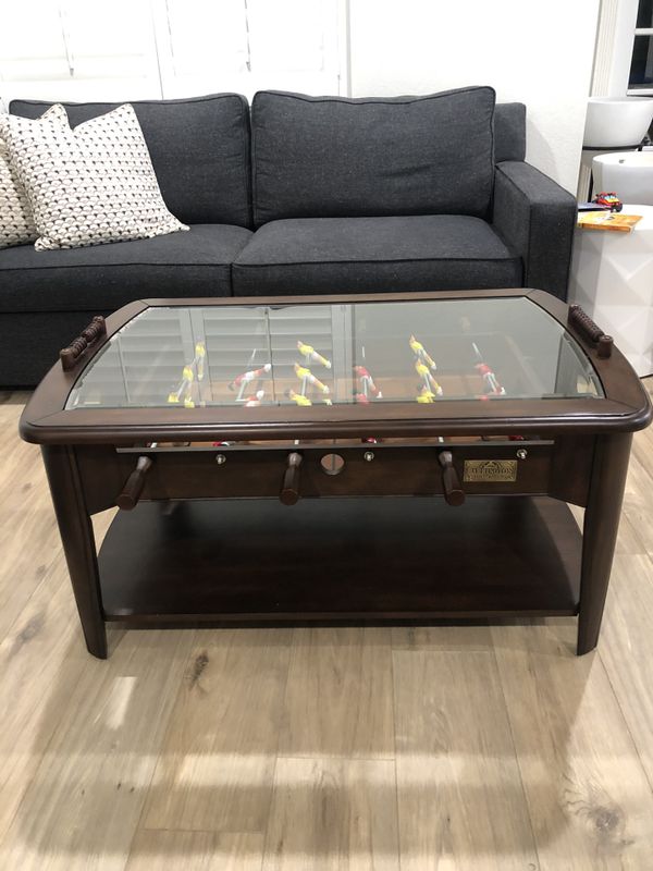 used foosball coffee table