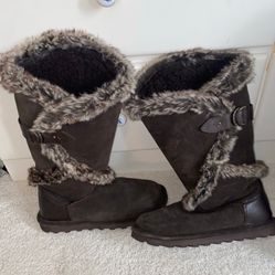Size 8 Bear Paw Fur Boots 