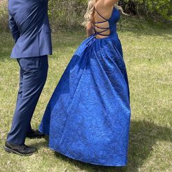 Blue Prom Dress Jules And Cleo Size 8