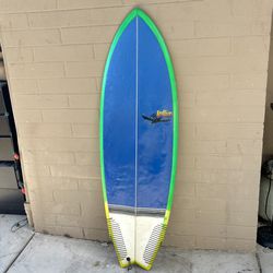 5’5 Rollins Rocket Fish Surfboard Surf Board Twin Fin (not Channel Islands Lost Rnf 96 Pyzel Haydenshapes Cali Twin Pin )