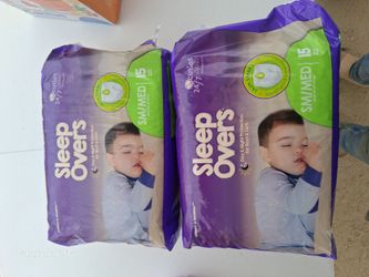 Pampers Sleep Overs and Prevail, siempre 38-68 libras