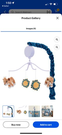 Lion King crib mobile