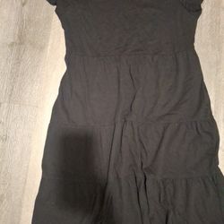 Black Dress with Pockets Xs