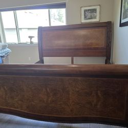 Bed Frame and 2 Side Tables