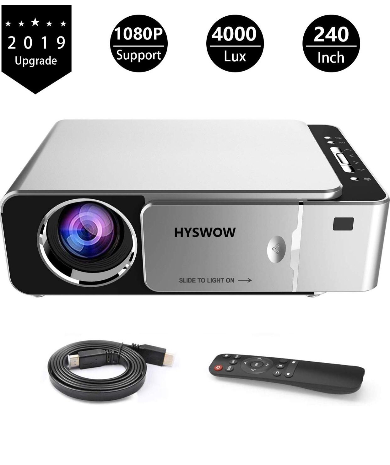 BRAND NEW HYSWOW Movie Projector Full HD