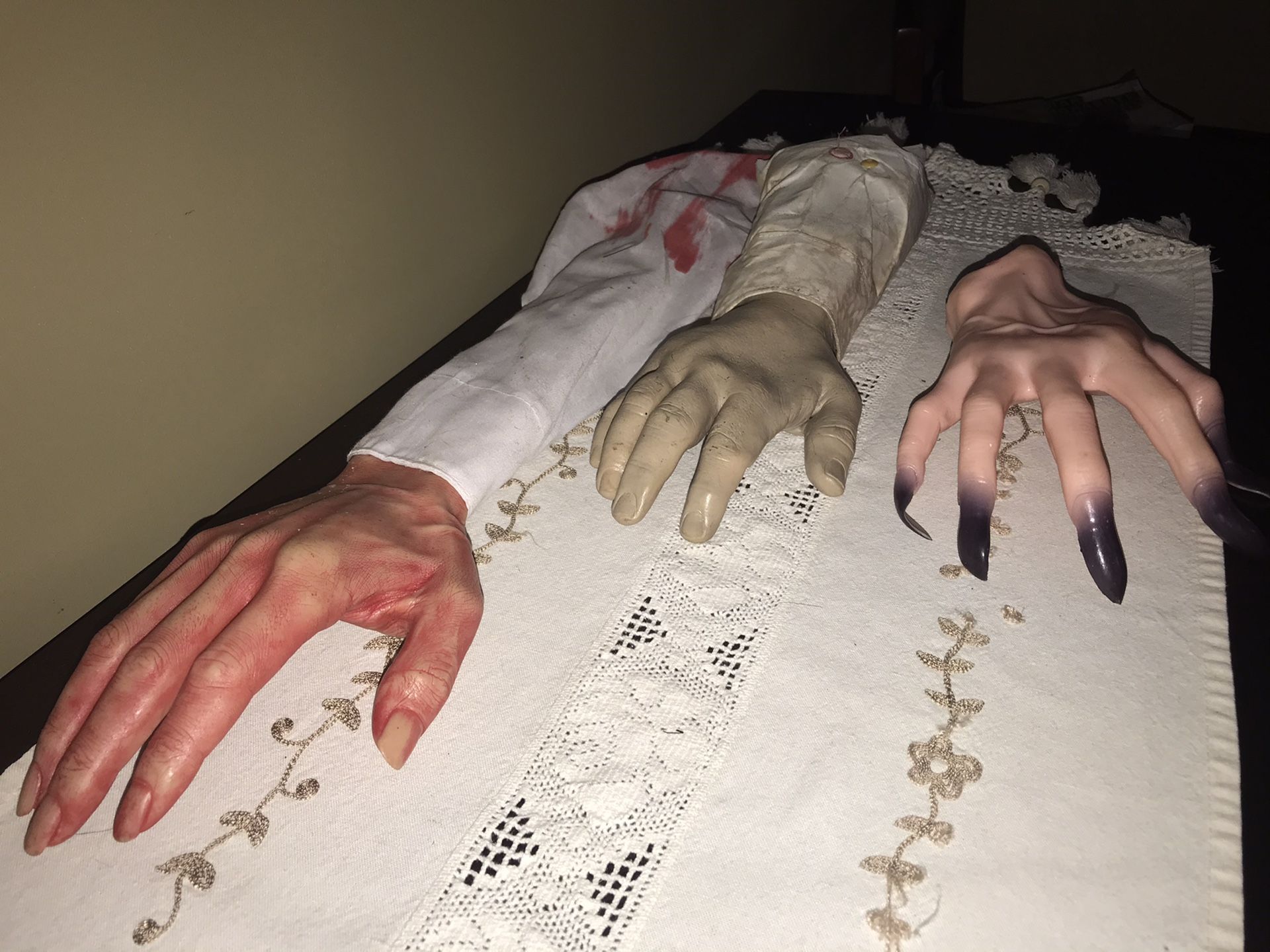 Halloween Hands decorations