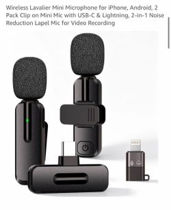 Brand new : Wireless Lavalier Mini Microphone for iPhone