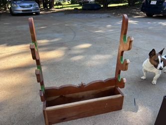 Wooden Gun Rack Display