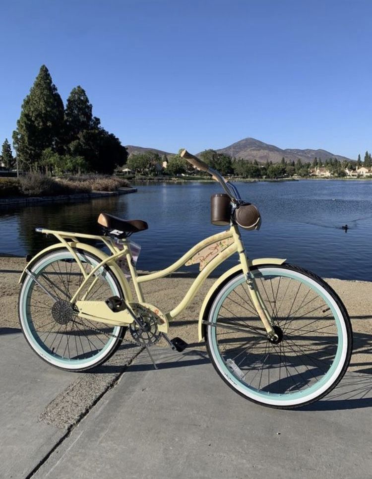 New Beautiful 🌸 Ladies Beach Cruiser Bike Women's Girls Bicycle