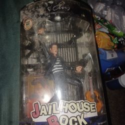 X-toys Inc.,Elvis Presley,jail House Rock Figure,black And White6inch