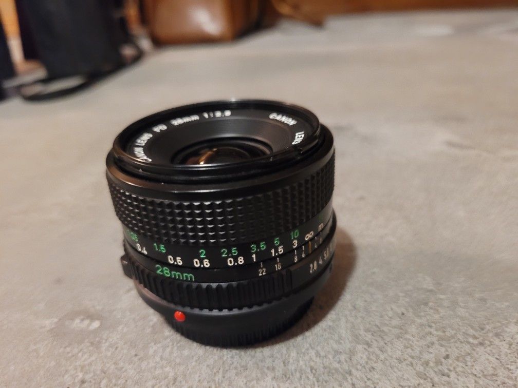 Canon Fd Lens 28mm